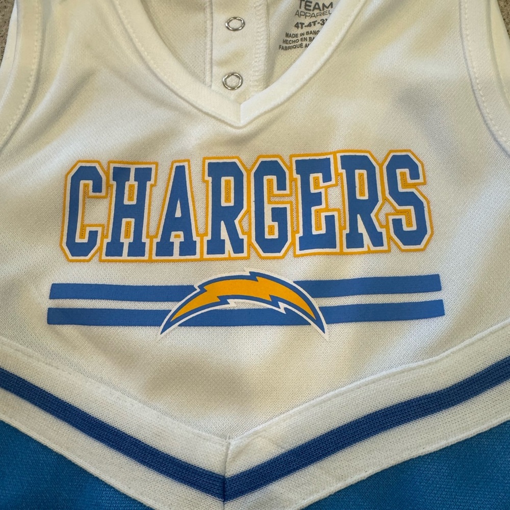 NFL size 4T team apparel chargers new with tags - Picture 2 of 7